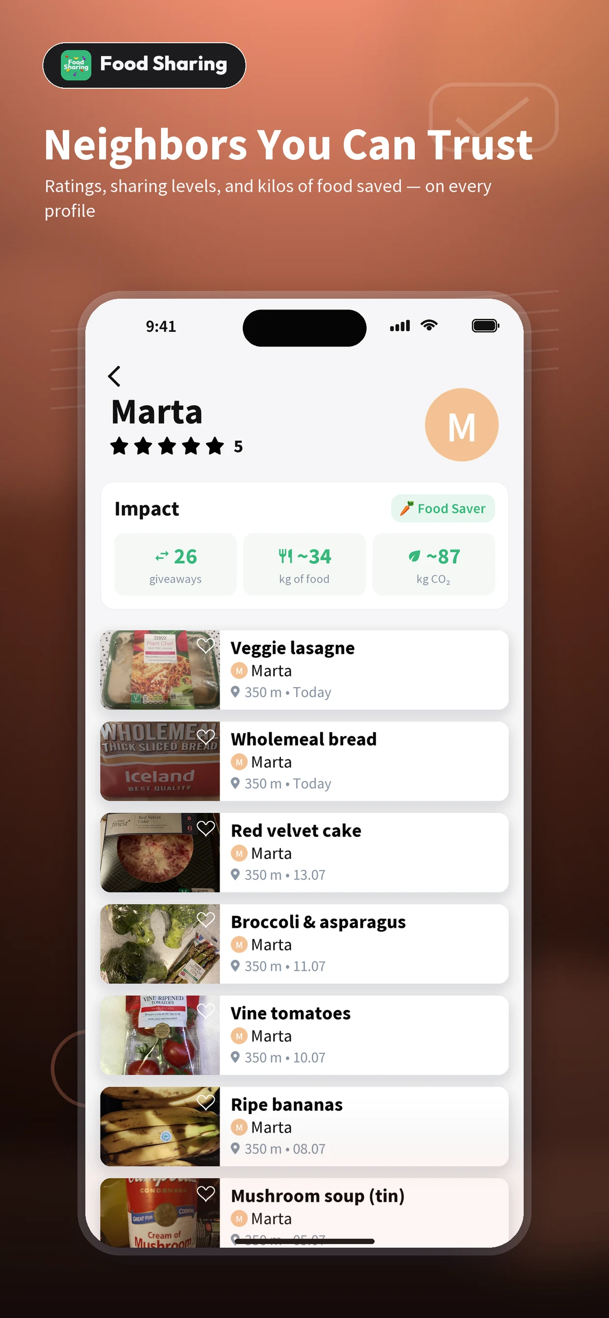 Food Sharing — waste less screenshot