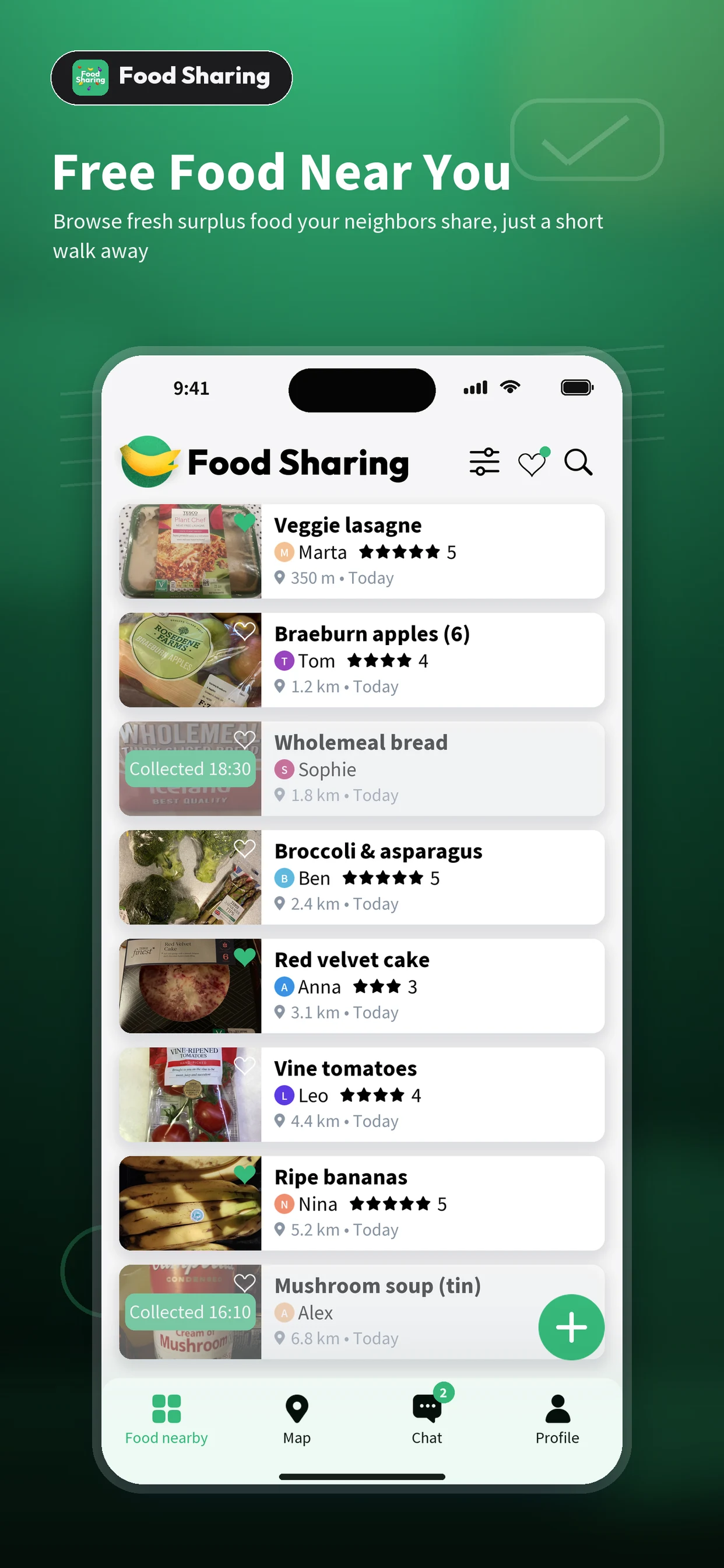 Food Sharing — waste less screenshot