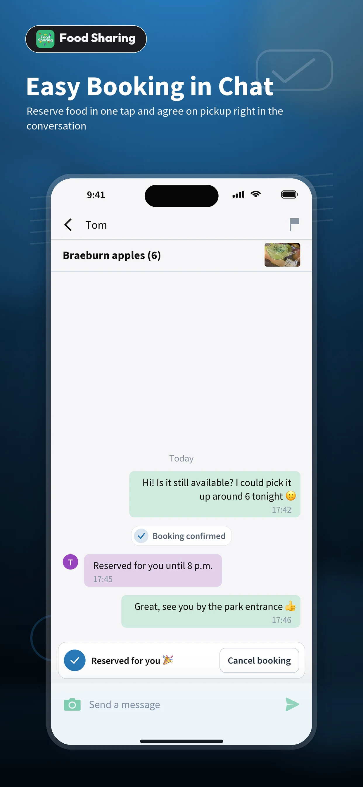 Food Sharing — waste less screenshot